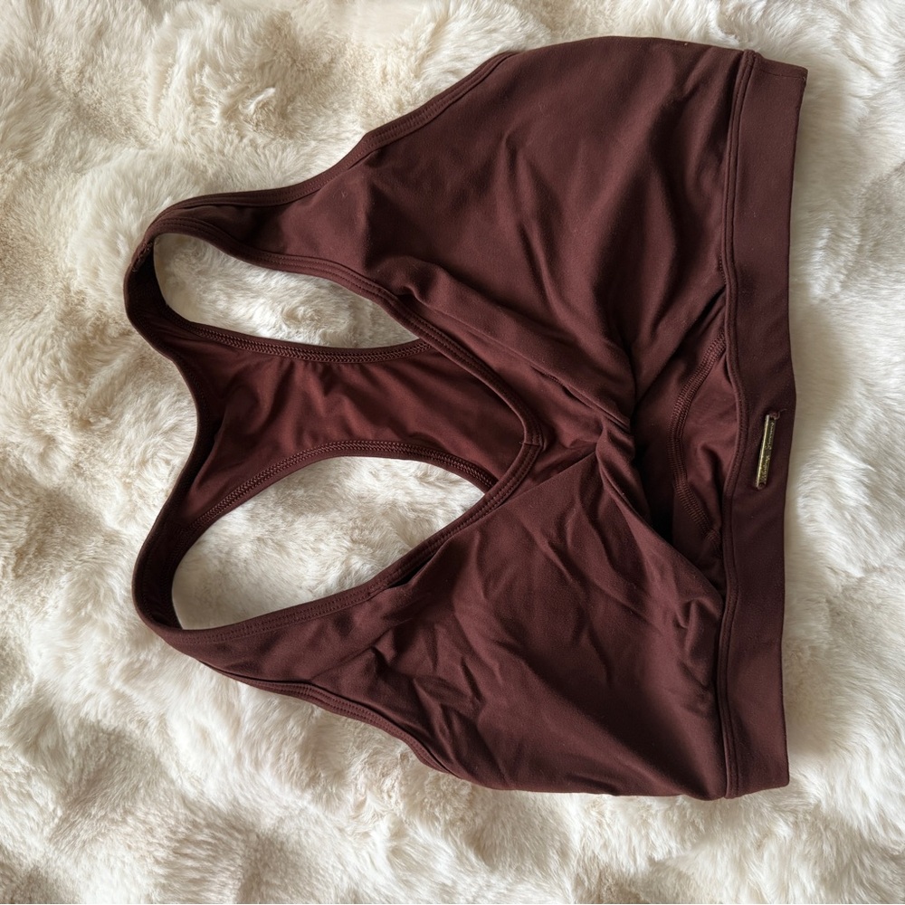 Gymshark x Whitney Simmons Brown Sports Bra